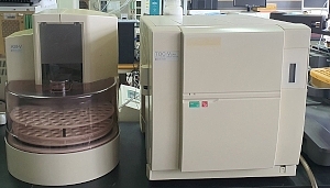 SHMADZU TOC-V CPH TOTAL ORGANIC CARBON ANALYZER